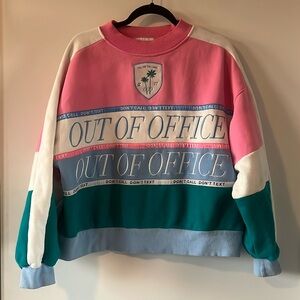 Yellow The Label “Out Of Office” Sweater - SMALL